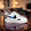 Custom BMW Air Force 1 sneakers featuring M Motorsport branding and vibrant colors.