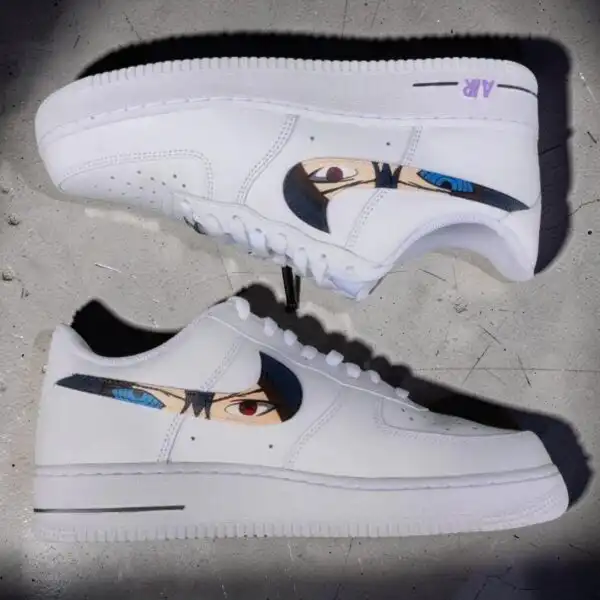 Custom Naruto Sasuke Eyes AF1 Sneakers
