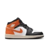 Air Jordan 1 Mid Black Toe Starfish GS