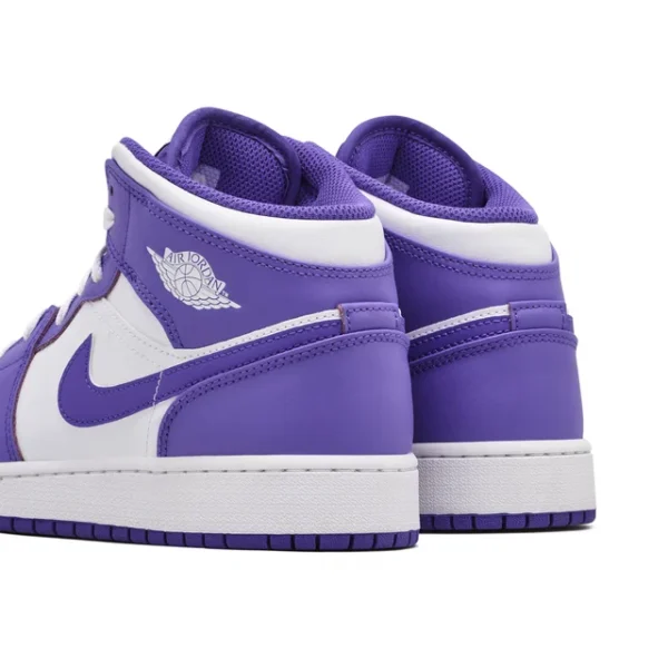 Air Jordan 1 Mid Purple Venom GS