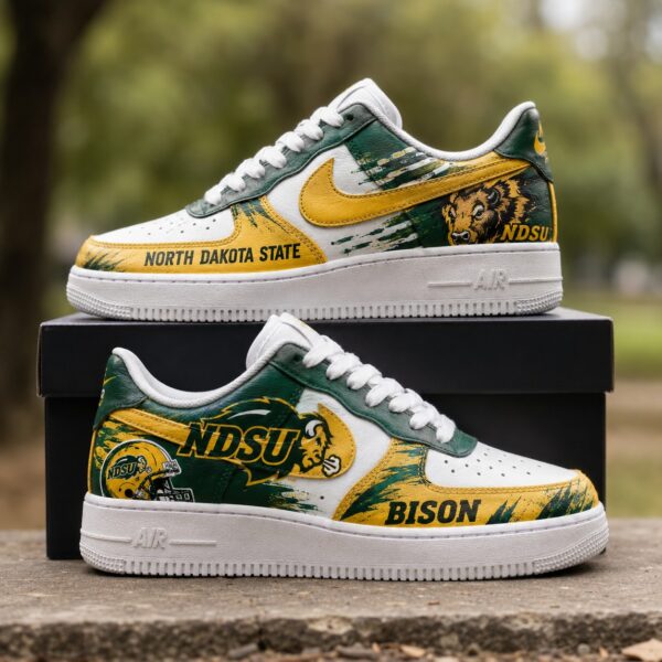 Custom NDSU Bison AF1 Sneakers
