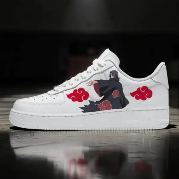 custom dark ninja air force 1 sneakers Custom Dark Ninja Air Force 1 Sneakers