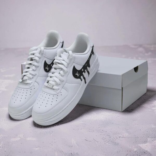Custom LV Pattern Air Force 1 Shoes