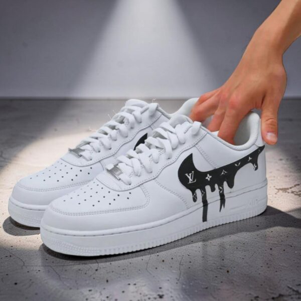 Custom LV Pattern Air Force 1 Shoes