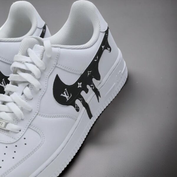 Custom LV Pattern Air Force 1 Shoes