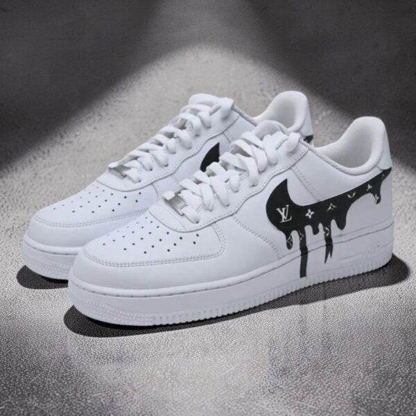 Custom LV Pattern Air Force 1 Shoes