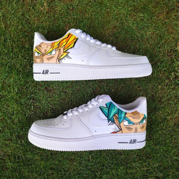 custom dragon ball z air force 1 sneakers Custom Dragon Ball Z Air Force 1 Sneakers