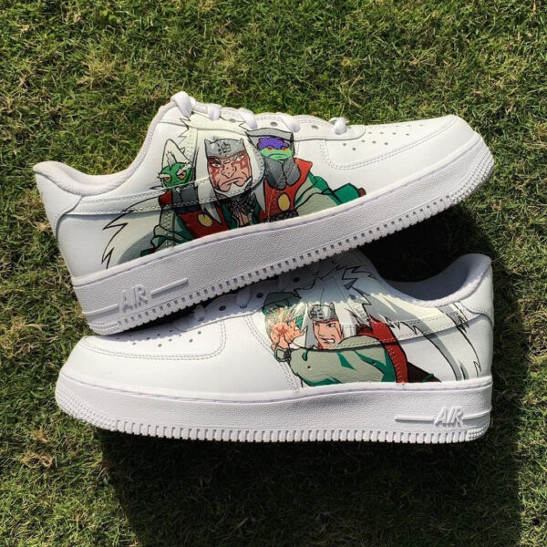 custom jiraiya air force 1 sneakers – naruto anime shoes Custom Jiraiya Air Force 1 Sneakers – Naruto Anime Shoes
