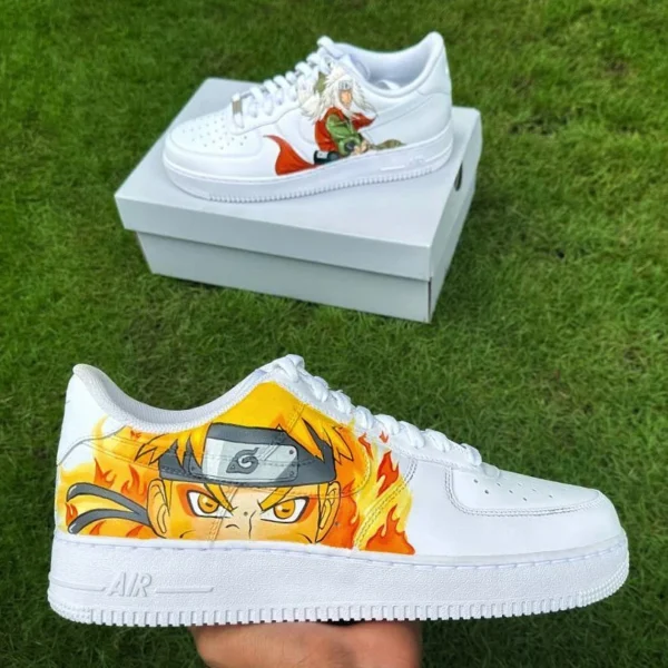 Custom Naruto & Jiraiya Air Force 1 Sneakers – Anime Shoes