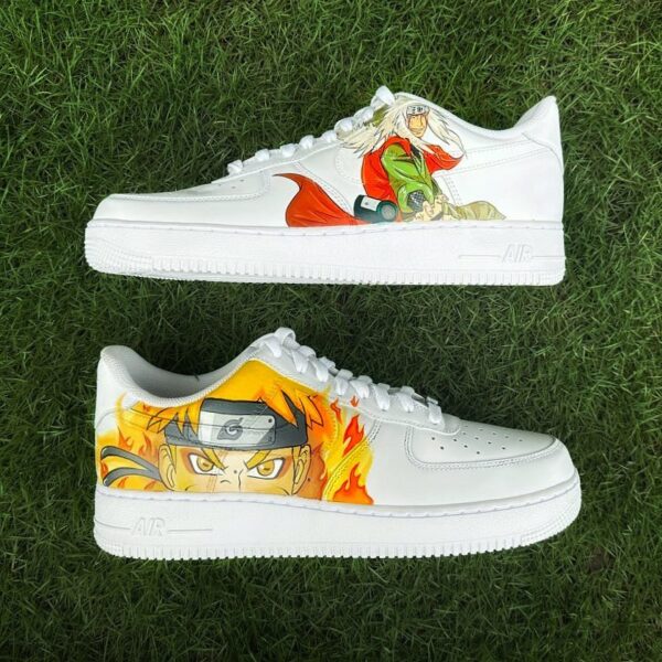custom naruto & jiraiya air force 1 sneakers – anime shoes Custom Naruto & Jiraiya Air Force 1 Sneakers – Anime Shoes