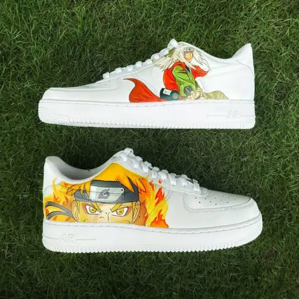Custom Naruto & Jiraiya Air Force 1 Sneakers – Anime Shoes
