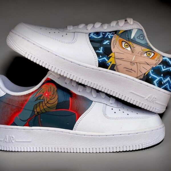 Custom Obito Anime Air Force 1 Sneakers