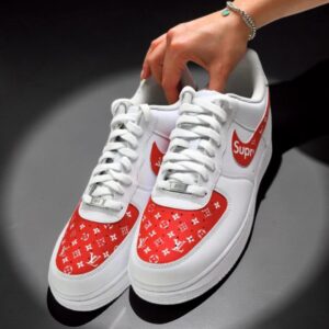 Custom Supreme LV Pattern Air Force 1 Shoes