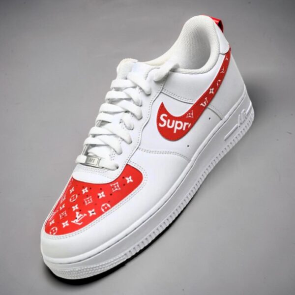 Custom Supreme LV Pattern Air Force 1 Shoes