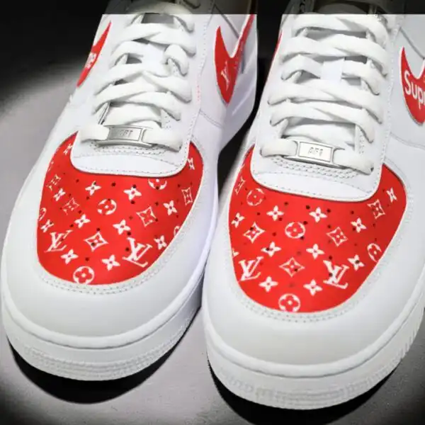 Custom Supreme LV Pattern Air Force 1 Shoes