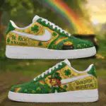 Custom Hand-Painted ST Patrick's Day AF1 Shoes
