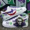 Custom Hand-Painted Joker AF1 Sneakers