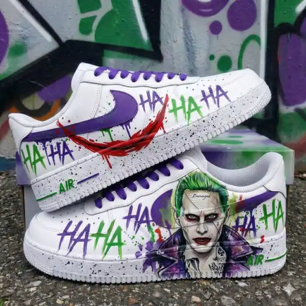 Custom Hand-Painted Joker Air Force 1 Shoes