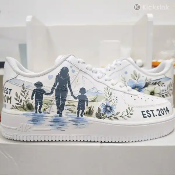 custom hand painted best mom af1 shoes (4)