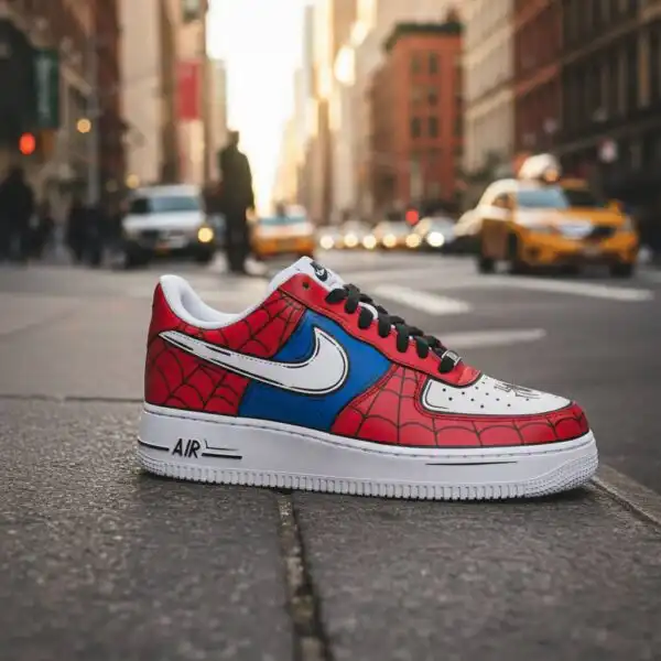 custom spider man af1 sneakers (2)