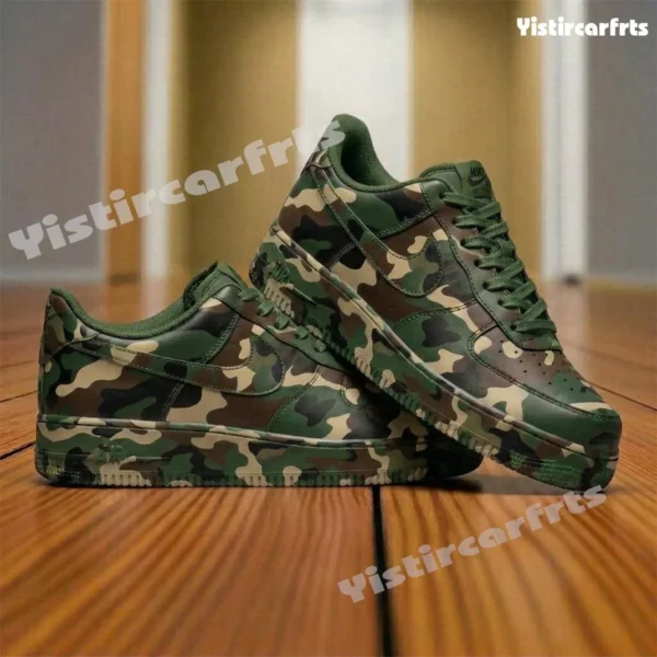 custom woodland camouflage air force 1 sneakers custom woodland camouflage air force 1 sneakers