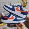 custom air force 1 blue orange sneakers (2)