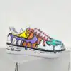 custom colorful drip air force 1 sneakers (2)
