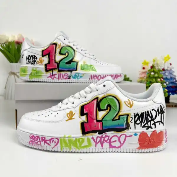custom graffiti af1 sneakers (4) custom graffiti af1 sneakers (4)