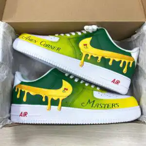 Custom Hand Painted Golf AF1 Sneakers custom hand painted golf af1 sneakers (2)