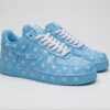 custom hand painted lv monogram af1 sneakers
