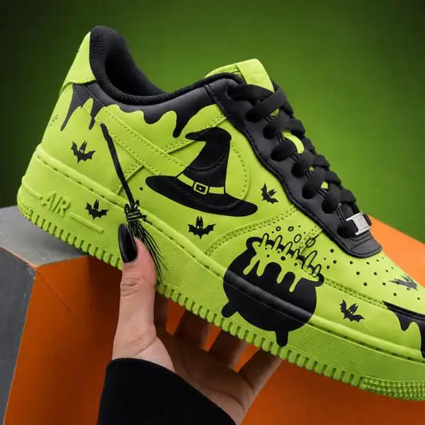 Home custom hand painted witch cauldron air force 1 shoes (3)