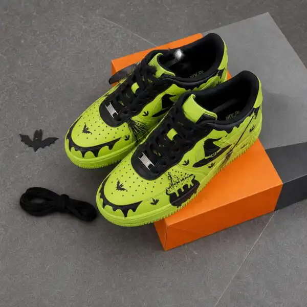 custom hand painted witch cauldron air force 1 shoes (6)