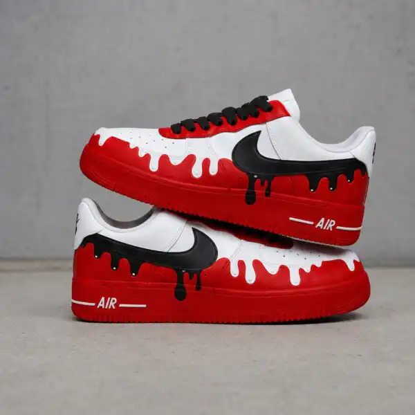 custom hand painted drip air force 1 shoes (1) custom hand painted drip air force 1 shoes (1)