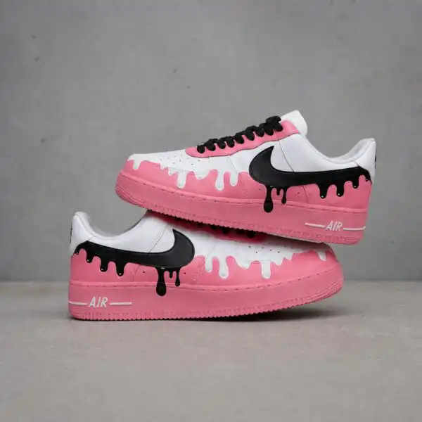 custom hand painted drip air force 1 shoes (4)