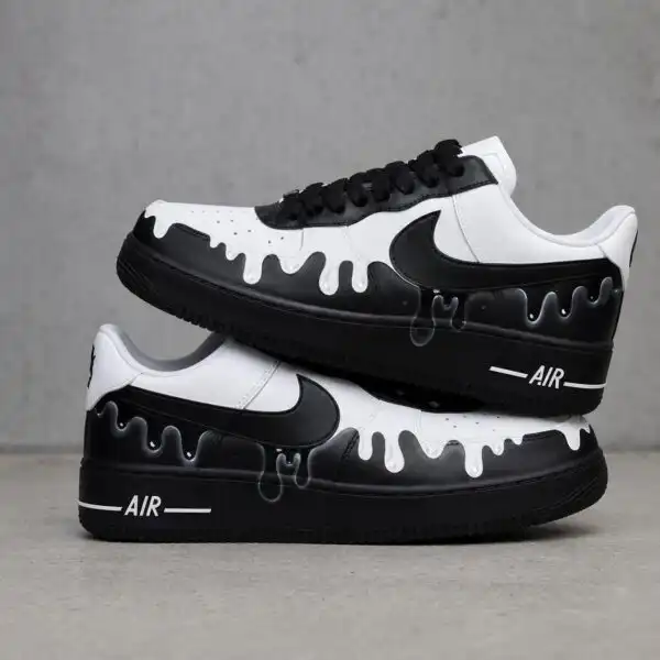 custom hand painted drip air force 1 shoes (6)