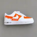 custom hand painted minimalist drip af1 shoes (5)