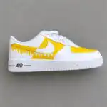 custom hand painted minimalist drip af1 shoes (6)