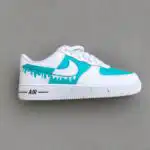 custom hand painted minimalist drip af1 shoes (7)