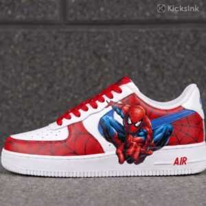 custom spider man af1 sneakers, superhero shoes (1)