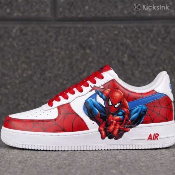 custom spider man af1 sneakers, superhero shoes (1)