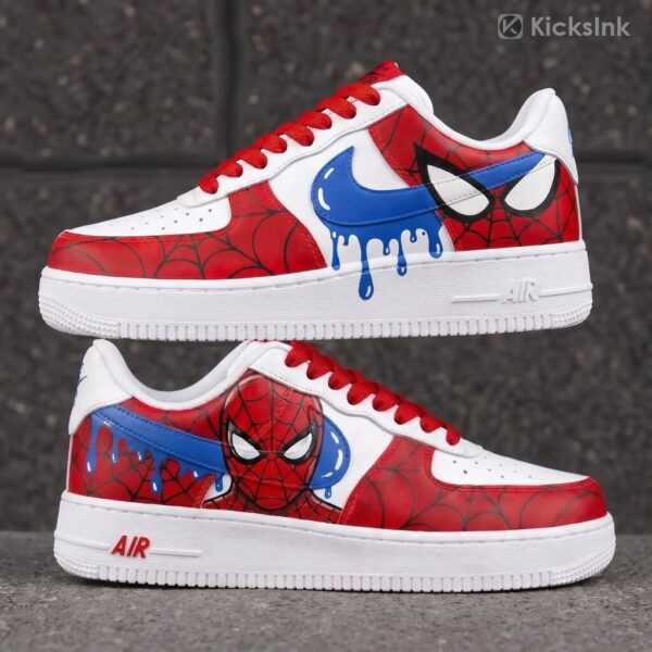 custom spider man air force 1 sneakers (2) custom spider man air force 1 sneakers (2)
