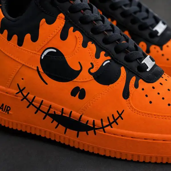 custom spooky drip art air force 1 sneakers for halloween gifts (6)
