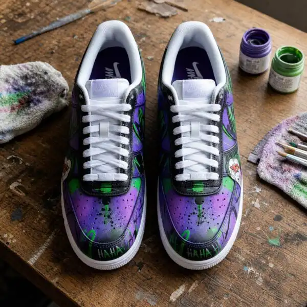 hand painted custom joker air force 1 sneakers (4)