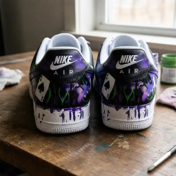 hand painted custom joker air force 1 sneakers (5)
