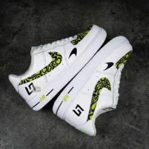 Hand Painted Racing F1 Shoes, Custom F1 Air Force 1 Sneakers hand painted racing f1 shoes custom f1 air force 1 sneakers (3)