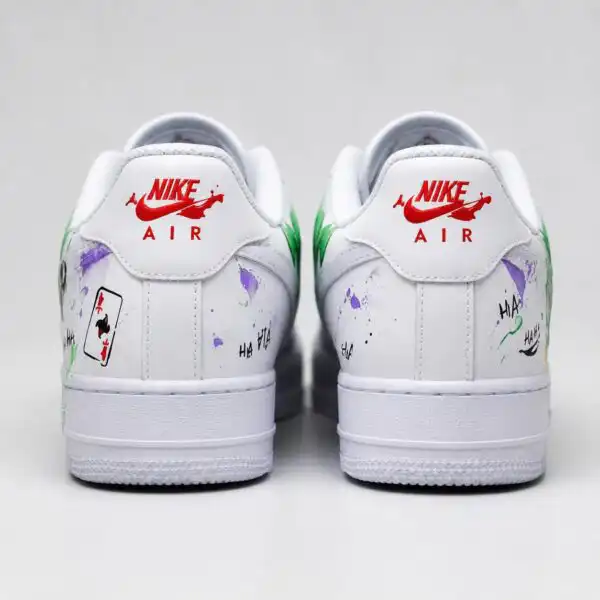 joker hand painted air force 1 custom, why so serious sneakers (4)