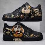 new orleans football custom af1 sneakers, hand painted game day sneakers (2) new orleans football custom af1 sneakers, hand painted game day sneakers (2)