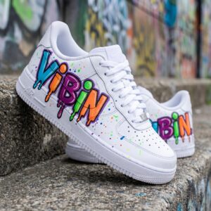 Personalized Name Street Art Shoes, Custom Graffiti AF1 Sneakers personalized name street art shoes, custom graffiti af1 sneakers (3)