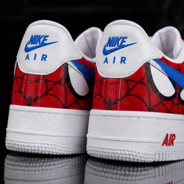 spiderman custom air force 1 sneakers gift, marvel fan birthday gift (1)