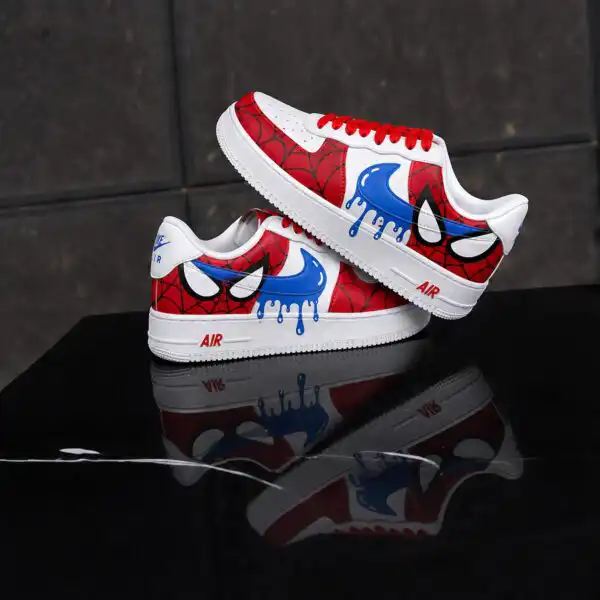 Home spiderman custom air force 1 sneakers gift, marvel fan birthday gift (6)